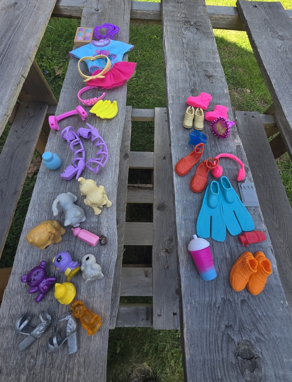 Barbie Mixed Doll Types Accessories Pretend Play Toy Lot Dog Kitty Animal Lot